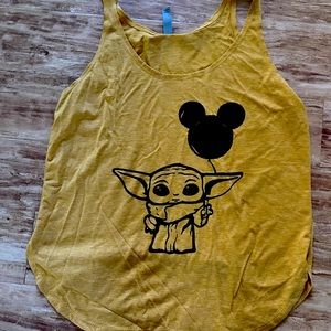 Custom Disney Baby Yoda Tank Top